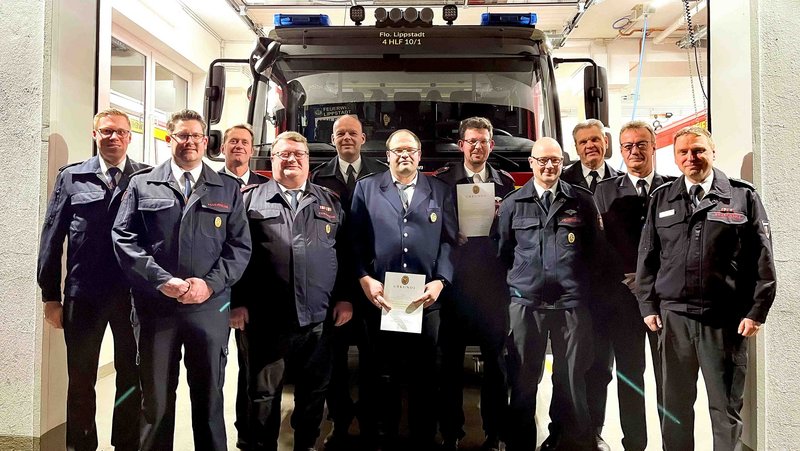 Lippstadt: Feuerwehr ehrte Kameraden